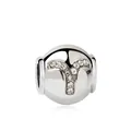 Ciondolo zodiaco Ariete in argento con cristalli per bracciali fai-da-te - Ariete