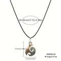 Hawaiian shell turtle hook necklace with black velvet cord and size measurements - Maori Style Hook (HWBN 218)