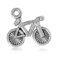 Vintage Silber Fahrrad Anhänger aus Legierung für DIY Armbänder und Ketten - Fahrrad Stil
