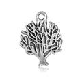DIY Antiksilber Legierung Baumzweig Anhänger für individuellen Schmuckbau - Baum des Lebens Stil