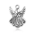 Silberner Retro-Engel-Anhänger für DIY-Schmuck, Halsketten und Armbänder - Engel Stil