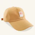 Berretto da baseball in cotone kaki con toppa bianca numero 83 e cinturino regolabile - Adulto / Giallo