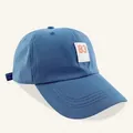 Cappellino da baseball classico in cotone blu navy con patch bianca numero 83 vintage - Adulto / Blu
