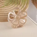 Detail einer champagnerfarbenen Blumen-Haarklammer mit Goldfeder auf eleganter Fläche - Khaki