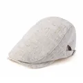 Detailansicht der Schirmmütze aus Baumwolle mit atmungsaktivem Stoff und verstellbarer Schnalle - Verstellbar / Beige
