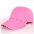 Casquette de baseball rose classique pour femmes avec visière courbée et œillets - Réglable / Rose foncé