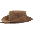 Chapeau de soleil outdoor beige en tissu séchage rapide avec large bord réglable - M(56-58cm) / Kaki