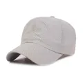 Light grey quick-dry mesh baseball cap with breathable vents and curved brim for sun protection - Light Gray