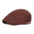 Coffee brown breathable mesh sun hat with adjustable side buckle for summer wear - Adjustable / Coffee