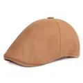 Béret classique en laine marron pour hommes et femmes avec un style vintage d'automne - M(56-58cm) / Kaki
