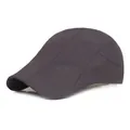 Dark grey breathable mesh baseball cap for men and women featuring sun protection mesh fabric - Dark Gray
