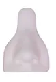 Pink silicone human nose model for piercing display and medical training tools - Nose Model / White