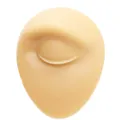 Realistic soft silicone eye model in light skin tone for eyelash grafting and makeup practice - Eye Model / Nude
