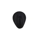 Soft silicone anatomical model in black finish for medical education and display - Genital Model / Black