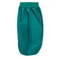 Teal satin long bonnet for hair care with wide elastic band for comfortable sleeping - Aqua Blue