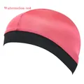 Cupola per onde rosso anguria in seta con fascia elastica nera per capelli styling - Taglia unica / Rosso Anguria