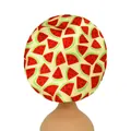 Elastische Satin-Schlafmütze für Kinder mit lebhaftem rotem Wassermelonen-Muster - Einheitsgröße / Wassermelone