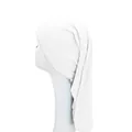 Close-up of a white Muslim hijab inner cap for men featuring high elasticity long tube design - White