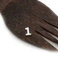 Weiße Muschelperle in Form der Zahl 1 für DIY-Halsketten und Schmuckzubehör - Zahl 1 / 10mm / Weiß