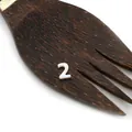 Weiße natürliche Muschelperle in Form der Nummer 2 für DIY Halsketten Schmuckherstellung - Zahl 2 / 10mm / Weiß