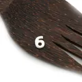 Natürliche weiße Süßwassermuschel-Perle in Form der Nummer 6 für DIY-Schmuck - Zahl 6