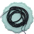 Perles d'obsidienne noire facettées sur un plateau décoratif pour bijoux DIY créatifs - 2.0mm / Tourmaline Noire