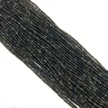 Perle tonde in ossidiana dorata naturale per creazione di gioielli e collane DIY - 2mm / Ossidiana Dorata