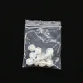 Perles rondes plates en résine blanche avec chiffres dorés 0-9 pour création bijoux - Blanc Nombre 0-9 Ensemble
