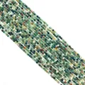 Perline rotonde in pietra naturale occhio di tigre verde per gioielli e collane DIY - Agata Indiana
