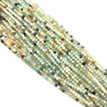 Perle tonde in pietre naturali occhio di tigre e granato in colori pastello per gioielli DIY - Amazonite