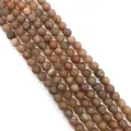 Matte natural agate beads in earth tones for DIY jewelry making and bracelet crafting - Mixed Earth Tones (No.9)
