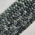 Natuurlijke groene stenen kralen voor DIY-armbanden verkrijgbaar in maten 4mm tot 12mm - Groene Houtnerf