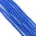 Perle in calcedonio blu luminoso per la creazione di gioielli fai da te e bracciali - Piccolo / N.2 (Blu Profondo)