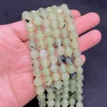 Gefacetteerde lichtgroene prehniet edelsteen kralen voor DIY sieraden maken - Prehniet
