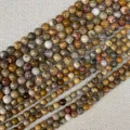 Natuurlijke Crazy Lace Agaat kralen voor DIY sieraden met gepolijste texturen - Gekke Agaat / 4mm
