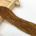 Fili di perline di cristallo di vetro sfaccettato ambra 2-3mm per gioielli fai da te - 2mm / Color Miele