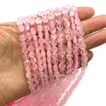 Strengen van gefacetteerde rozenkwarts kralen in lichtroze voor DIY sieraden maken - 6mm / Rozenkwarts