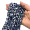 Faceted natural blue sodalite stone beads for DIY jewelry making loose beads - Sodalite No.2