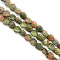 Gepolijste hartvormige unakite natuursteen kralen voor DIY sieraden maken - Unakiet