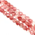 Gefacetteerde hartvormige aardbeienkwarts kralen voor DIY-sieraden in roze en roodtinten - Watermeloen Kwarts