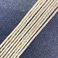 Cylindrical light yellow citrine beads for DIY jewelry making and necklace crafts - Yellow Quartz Style