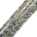 Cylindrical Dalmatian Jasper beads 2x4mm strand for DIY necklace jewelry making - Dalmatian Jasper Style