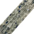 Polished natural labradorite stone tube beads with blue fire flash for DIY jewelry - Labradorite Style (Size 14)