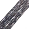 Brown and gray cylindrical tiger eye stone spacer beads for DIY jewelry making - Stone Style (No. 23)