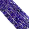 Kubusvormige paarse drakenader agaat kralen 8x8mm voor DIY sieraden maken en hobby - Paars