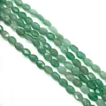 Strands of oval natural green aventurine loose beads for DIY jewelry making - Green Aventurine
