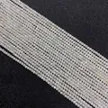 Strands of 2mm natural white freshwater shell round beads for DIY jewelry making - 2.0mm / No.1 (White)