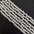 Perline fai-da-te a forma di cuore in conchiglia naturale con finitura bianco perlato - Forma di Cuore con Foro Orizzontale