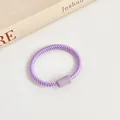 Coletero violeta macaron con textura tejida y hebilla de plástico a juego - Púrpura