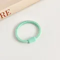 Coletero trenzado verde menta de alta elasticidad para niños con conector de plástico a juego - Verde